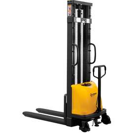 SMARTLIFT CDD15B-E 1,5 т 2,5 м Штабелёр с электроподъёмом, Грузоподъемность: 1.5 тонны (1500 кг), Высота подъема вил, м.: 2.5 м, Тип батареи: Кислотная, обслуживаемая