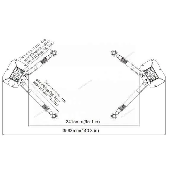 LAUNCH TLT245ATL 4,5 т Подъемник 380В 2х стоечный с верхней синхронизацией (синий) в Нижнем Новгороде купить по выгодной цене 100kwatt.ru