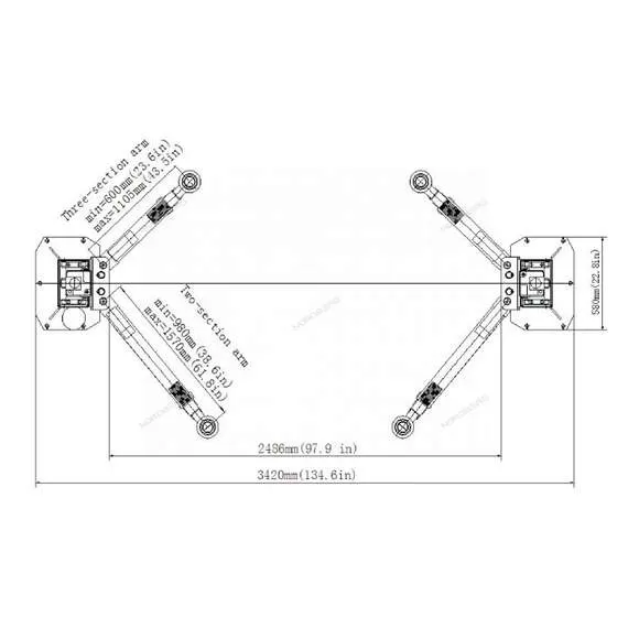 LAUNCH TLT245ATL 4,5 т Подъемник 380В 2х стоечный с верхней синхронизацией (красный) в Нижнем Новгороде купить по выгодной цене 100kwatt.ru