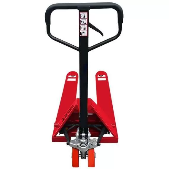 PROLIFT АС35 (R) 3500 кг Тележка гидравлическая (полиуретан, красная) в Нижнем Новгороде, Грузоподъемность: 3.5 тонны (3500 кг), Материал покрытия колес: с полиуретановыми колесами, Цвет тележки: красный купить по выгодной цене 100kwatt.ru