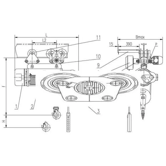 СИБТАЛЬ (GRM) CD1 10 т 12 м Таль электрическая канатная передвижная в Нижнем Новгороде, Грузоподъемность: 10 тонн (10000 кг), Высота подъема, м.: 12 м, Напряжение: 380 В купить по выгодной цене 100kwatt.ru