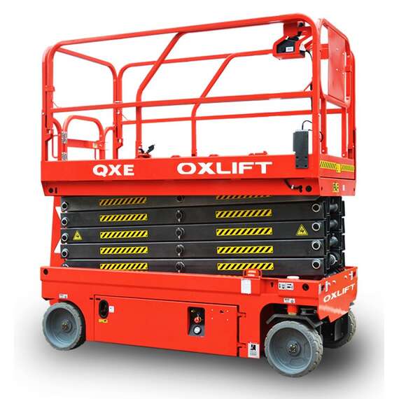 OXLIFT QXE 14320H 320 кг 12 м Самоходный ножничный подъемник с гидравлическим двигателем в Нижнем Новгороде купить по выгодной цене 100kwatt.ru