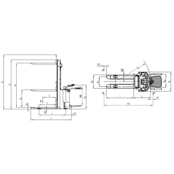 Noblelift PSE15-C DX29 1,5 т 2,9 м Штабелер самоходный с платформой оператора в Нижнем Новгороде, Грузоподъемность: 1.5 тонны (1500 кг), Высота подъема вил, м.: 2.9 м, Тип батареи: Кислотная, необслуживаемая купить по выгодной цене 100kwatt.ru