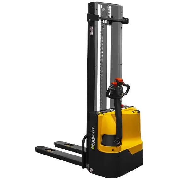 SMARTLIFT ES-15-15 1500 кг 4,2 м 125 Ач Штабелер электрический самоходный в Нижнем Новгороде, Грузоподъемность: 1.5 тонны (1500 кг), Высота подъема вил, м.: 4.2 м купить по выгодной цене 100kwatt.ru