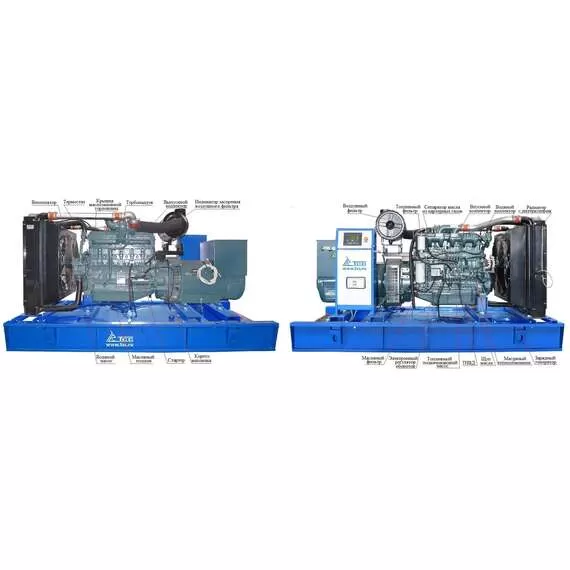 ТСС Prof DOOSAN TDO 330MC АД-240С-Т400-1РМ17 (Mecc Alte) Дизельный генератор в Нижнем Новгороде купить по выгодной цене 100kwatt.ru