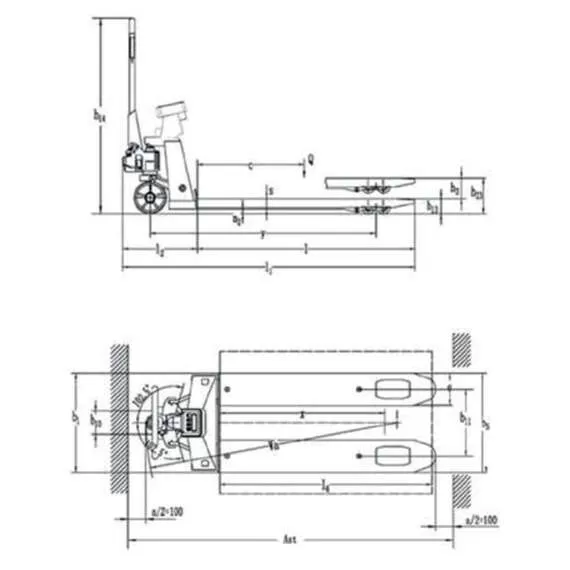 OXLIFT OX 20V 2000 Кг Гидравлическая тележка с весами, рохля в Нижнем Новгороде купить по выгодной цене 100kwatt.ru