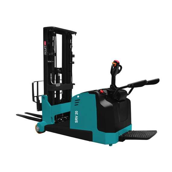 PROLIFT PRO SRV 2055 Самоходный штабелер с противовесом 2 т 5,5 м (с платформой) в Нижнем Новгороде, Грузоподъемность: 2 тонны (2000 кг), Высота подъема вил, м.: 5.5 м купить по выгодной цене 100kwatt.ru