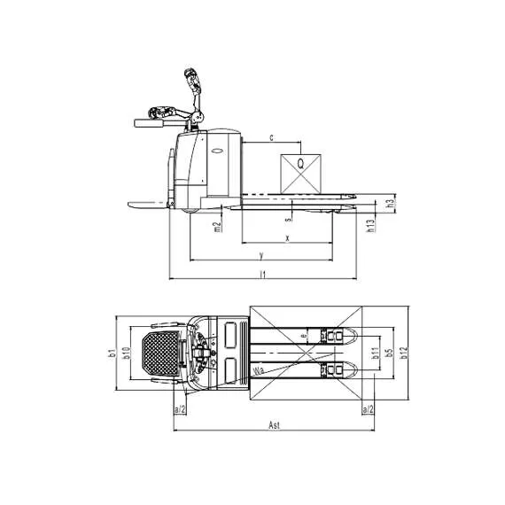 OXLIFT TX25 2500 кг Самоходная электрическая тележка 210 Ач в Нижнем Новгороде купить по выгодной цене 100kwatt.ru